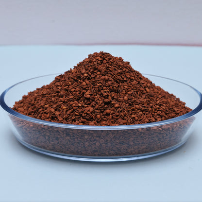 Homemade paan Churi from Bhairudan and Sons in 250g pack, dried fennel seeds with a textured appearance and light green color.